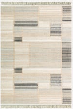 Cotton Serisi Hasır Görümlü Pachwork Eskitme Desenli Dekoratif Dokuma Taban Kilim