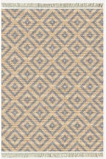Cotton Serisi Hasır Görünümlü Çıtır Baklava Eskitme Desen Dekoratif Dokuma Taban Kilim