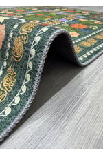 Flora Anatolia Garden Etnik Desenli Yıkanabilir Pamuk Taban Modern Halı 462