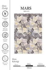 Geometrik Küp Desenli Modern Halı - Gri Soyut Optik İllüzyon Salon Halısı