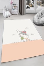 Kidsy 4006 Çocuk Odası Kaymaz Taban Dekoratif Halı
