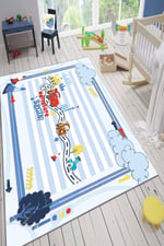 Kidsy 4020 Çocuk Odası Kaymaz Taban Dekoratif Halı