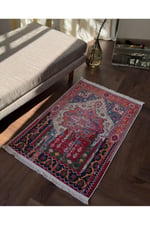 Mars 15 Sanatsal Artwork Stil Çok Renkli Vintage Dokuma Taban Halı
