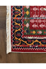 Mars 15 Sanatsal Artwork Stil Çok Renkli Vintage Dokuma Taban Halı
