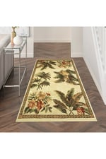 Mars 156 Pastel Çiçeksi Floral Çok Renkli Modern  Dokuma Taban Halı