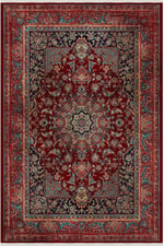 Mars 38 Klasik Bordo Vintage Stil Salon Halısı
