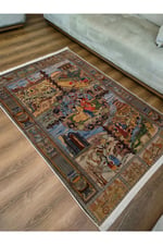 Mars 51 Modern Stil Kreatif Halı Ve Kilim Salon Halısı Yıkanabilen Dekoratif Halı