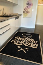 Mars Serisi Dekoratif Kaymaz Taban Mutfak Halısı