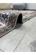 Outlet Dijital Baskılı Oturma Odası, Salon, Pamuk Taban Halı