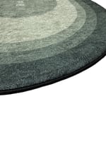 Punto Kaymaz Modern Oval Şık Gri Tonlar Yumuşak ve Yıkanan İkili Banyo Paspas Takımı 40x60 60x100