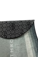 Punto Kaymaz Modern Oval Şık Gri Tonlar Yumuşak ve Yıkanan İkili Banyo Paspas Takımı 40x60 60x100