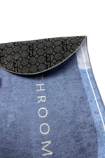 Punto Kaymaz Modern Oval Şık Mavi Tonlar, Yumuşak ve Yıkanan İkili Banyo Paspas Takımı, 40x60 60x100