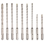 CAT DA03902 17 Parça Tungsten Karbür SDS-Plus Beton Kırıcı/Delici Matkap Ucu