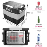 ICECO YCD60S 12/24Volt 56 Litre Outdoor Kompresörlü Oto Buzdolabı