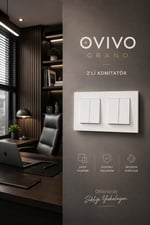 Ovivo Grano Beyaz 2'li Komütatör