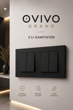Ovivo Grano Siyah 2'li Komitatör