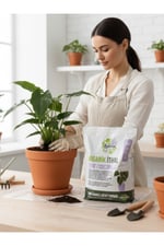 10 Litre Ithal Torf Cocopeat Ponza Taşı Özel Karışım Saksı Harcı Bitki Toprağı - Kokopit