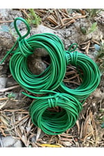 3 Adet Fidan Bağlama İpi 10 Metre - 3 mm (Toplam 30 Metre) Sera İpi Fide Bağ Dal Bitki Bağlama İpi