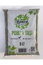 4-8 mm Ponza Taşı - Tarım Pomzası 5 Lt Paket - 5 Litre Volkanik Ponza Taşı