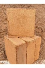 4 Adet 240 - 260 Lt Sıkıştırılmış Hindistan Cevizi Torfu - Ithal Blok Organik Cocopeat Kokopit