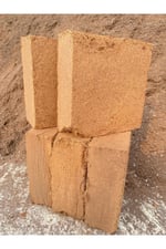 5 Adet 300 - 325 Litre Sıkıştırılmış Hindistan Cevizi Torfu - Blok Ithal Organik Cocopeat Kokopit