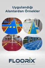 Floorix Akrilik Yol Çizgi Boyası