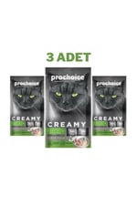 Creamy Tavuk  Keçi Sütü ve İstiridyeli Krem Kedi Ödülü 4x15 gr 3 Adet
