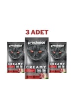 Creamy Ton Balığı & Kızılcık ve Kedi Otlu Krema Kedi Ödülü 4x15 Gr 3 Adet