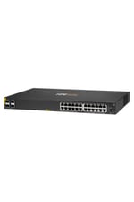 HPE R8N87A 6000 24 PORT GIGABIT+4X1GB SFP YÖNETİLEBİLİR 370W POE RACKMOUNT SWITCH