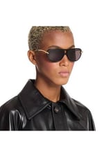 BV1418S 005 Knot Aviator Black/Grey Kadın Güneş Gözlüğü