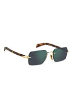 DB7109/S06JMT56 Unisex Güneş Gözlüğü Çerçevesiz Yeşil Lens UV400