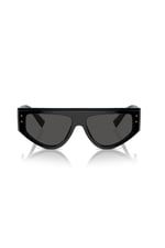 Dolce Gabbana Dg 4461 501 87 57 Unisex Oval Füme Kemik Güneş Gözlüğü