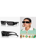 Dolce Gabbana DG6197 329287 - Kauçuk kaplı bej Ekartman 53 (S)