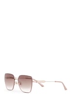 DS 2350 C3 Pudra Pembe Metal Kadın Güneş Gözlüğü