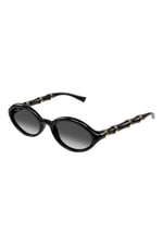 GG2059S 001/ Ekartman: 51*19-140 Kadın Güneş Gözlüğü Siyah Kemik Çerçeve Füme Degrade Lens UV400
