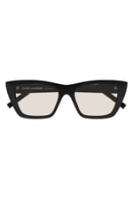 Paris Kadın Güneş Gözlüğü Sl 276 Mica 038 53-16, Cat Eye Siyah Asetat Çerçeve