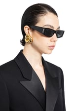 Paris Kadın Güneş Gözlüğü Sl M140 001 56-18, Cat Eye Siyah Asetat Çerçeve