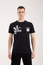 Erkek T-Shirt Grafik Baskılı Sportif Günlük Model