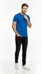 Minimal Yazı Baskılı Erkek Günlük T-Shirt Urban Stil