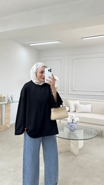 Basic Sweatshirt Siyah