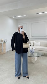 Basic Sweatshirt Siyah