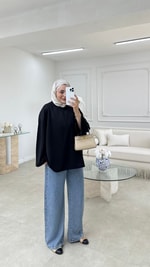 Basic Sweatshirt Siyah
