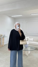 Basic Sweatshirt Siyah