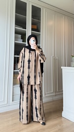 Batik Desenli Takım Haki