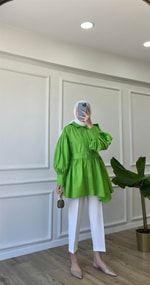 Benetton - Asimetrik Gömlek 