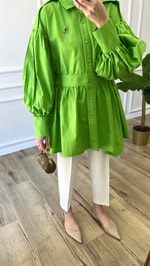 Benetton - Asimetrik Gömlek 