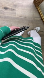 Benetton - Çizgili Merserize Tunik