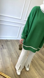 Benetton - Tek Şeritli Kazak