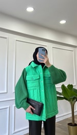 Benetton - Triko Detaylı Ceket  