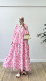 Berry Elbise Pembe 